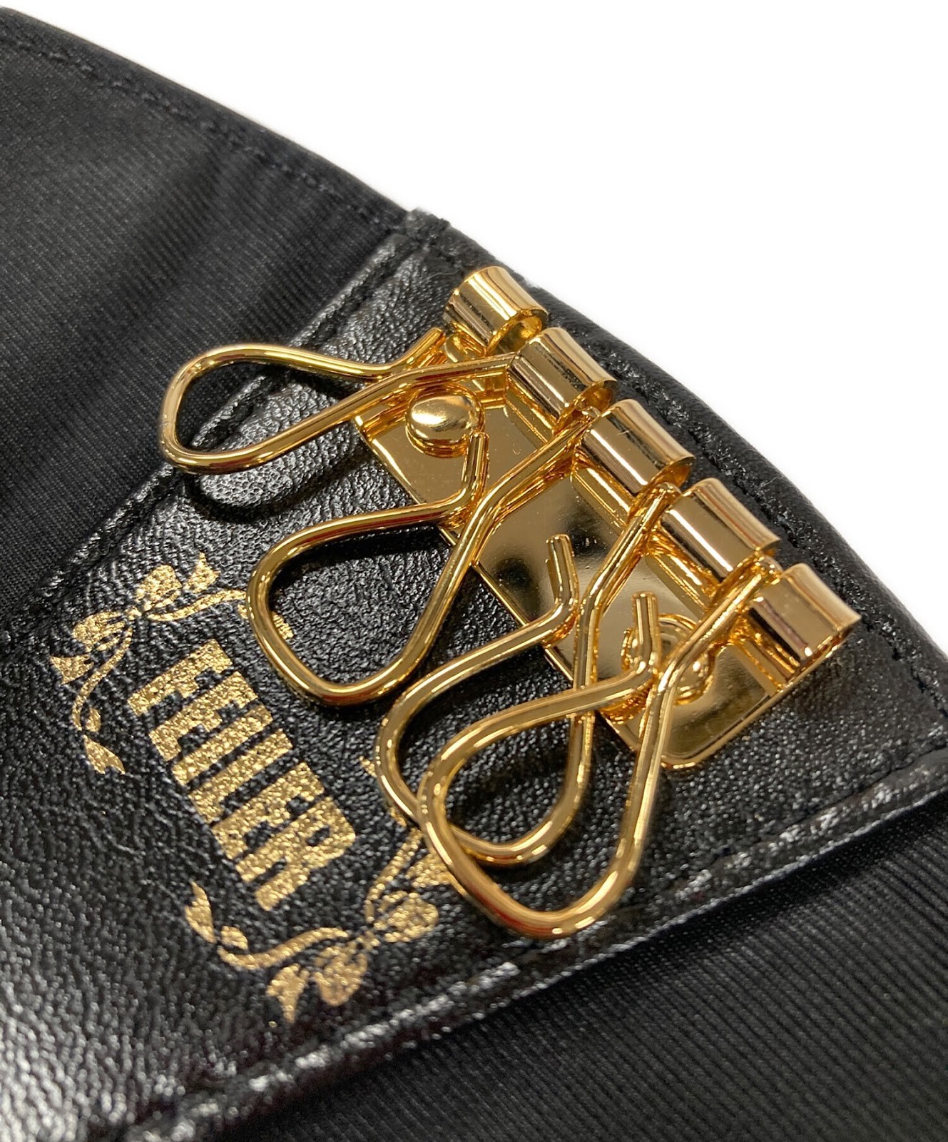 Authentic FEILER Heidi 4-ring Key Case  Black Wom… - image 10
