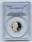 2012-S Jefferson Nickel Proof — photo from another recent sale