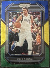 2022/23 Prizm LUKA DONCIC BLUE YELLOW GREEN CHOICE MAVERICKS LAKERS #196
