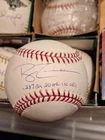 Nationals Ryan Zimmerman Signed Baseball Inscribed 287 BA, 20 HR, 11O RBI COA