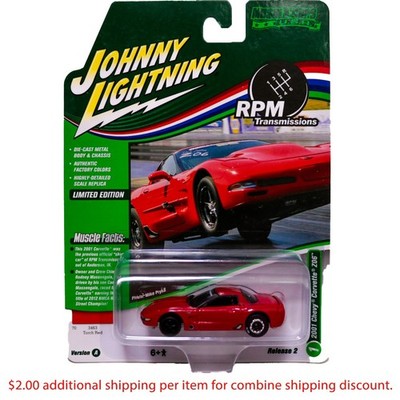 Johnny Lightning 2001 Chevy Corvette Z06 Diecast Metal Model Car