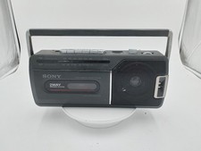 Good Condition Sony Radio Cassette-Corder CFM-140II Black Tested Working