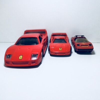 Lot of (3) Ferrari F40 and Ferrari 308 Diecast - MC Toy