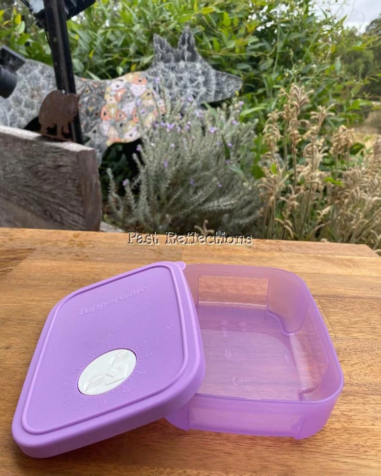 TUPPERWARE FREEZERMATES FREEZER CONTAINER 250ml LILAC PURPLE SMALL 1 WITH DIAL - Image 2 of 4