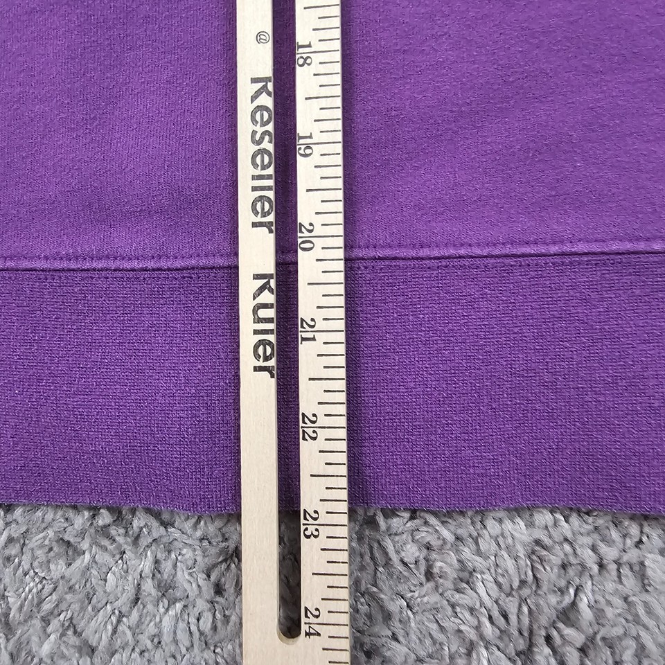 The North Face Hoodie Womens Large L Purple Fleece Full Zip Long Sleeve