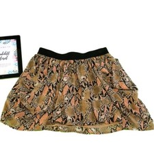 Armani Exchange Python Print Mini Skirt