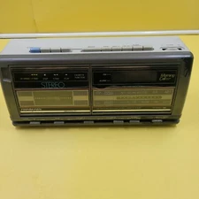 Vintage SoundDesign AM/FM Clock Radio Cassette Player 3844 MGY SEE DISCRIPTION