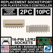 16-PIN for PlayStation 5 PS5 Controller L2/R2 Socket Port LR Connector BDM-010
