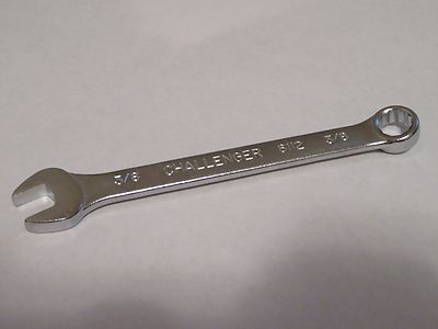 4 pcs CHALLENGER 3/8'' 12 Point Combination Wrenches satin finish EDP 6112