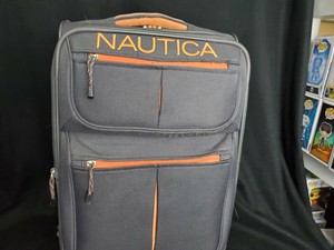 nautica luggage grey orange