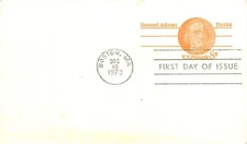 Samual Adams Patriot Boston Massachusetts 1973 MA Postcard
