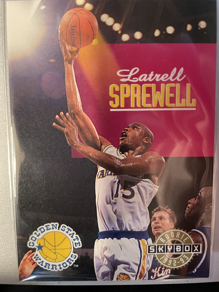 Latrell Sprewell - 1992-93 Skybox - # 342 - ROOKIE - Warriors | eBay
