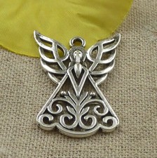 Free Ship 54 pcs tibetan silver angel charms pendant 32X24mm L-4515