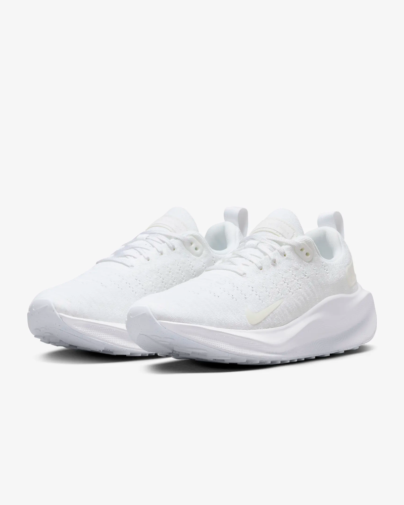 Nike ReactX Infinity Run 4 Womens Running Shoes Size 10 Triple White DR2670-103