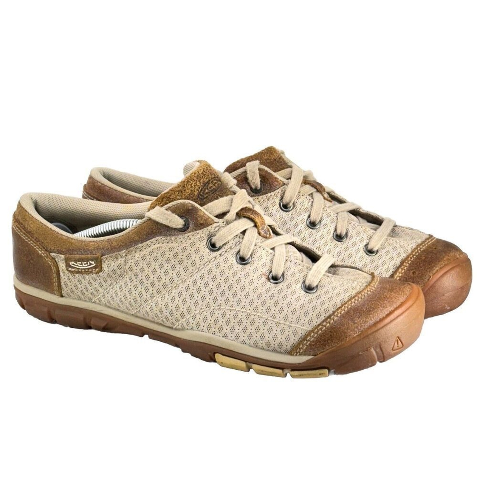 Scarpe sneakers Keen Wmns taglia 9 marrone pelle maglia mercer pizzo II CNX 1012360