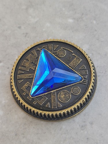 Legacy BLUE ZEO CRYSTAL Power Coin-Weathered Made for Legacy Ranger Morpher - Picture 2 of 6