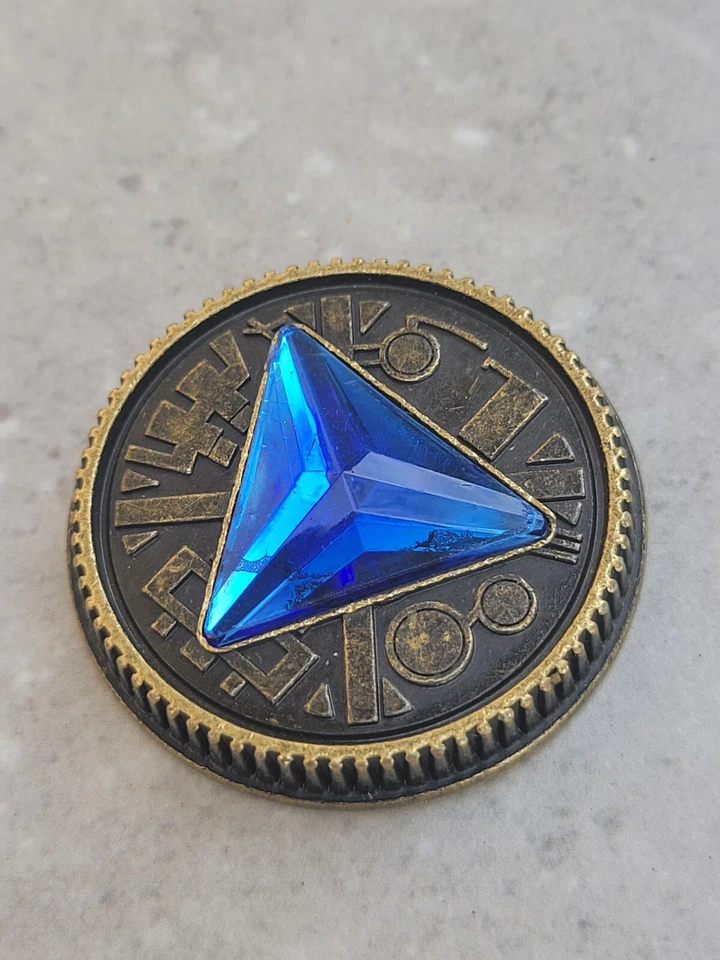 Legacy BLUE ZEO CRYSTAL Power Coin-Weathered Made for Legacy Ranger Morpher - Image 2 of 4