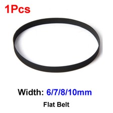 6-10mm Universal Rubber Drive Flat Belt Tape for Recorder Turntable Cassette