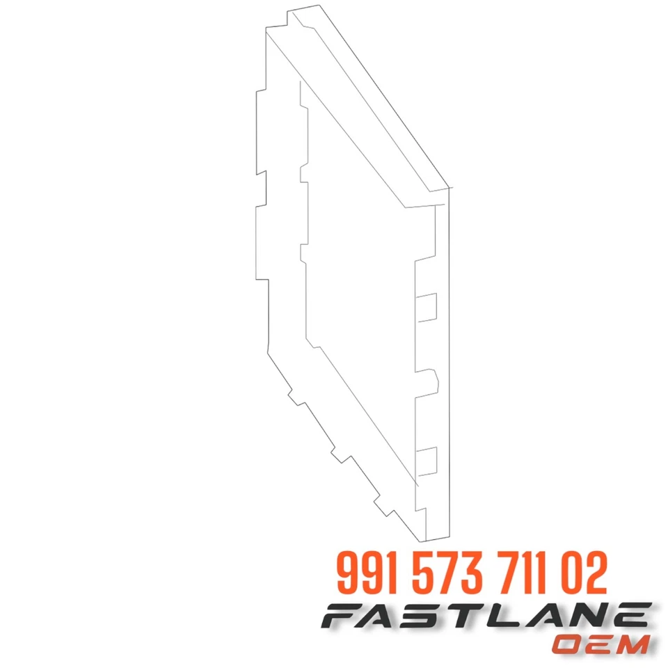 2012-2016 PORSCHE 911 Radiator Surround 框架全新原始设备制造商 991 573 711 02 — 第 3/4 张图片