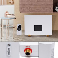 Electric Tankless On Demand House Shower Sink Instant Hot Water Heater 110V 3KW