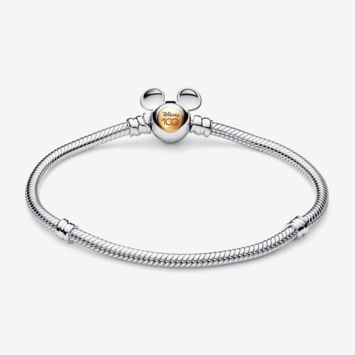 100% PANDORA 592514C00 925 Limited Disney 100th Anniversary Charm Bracelet 7.1