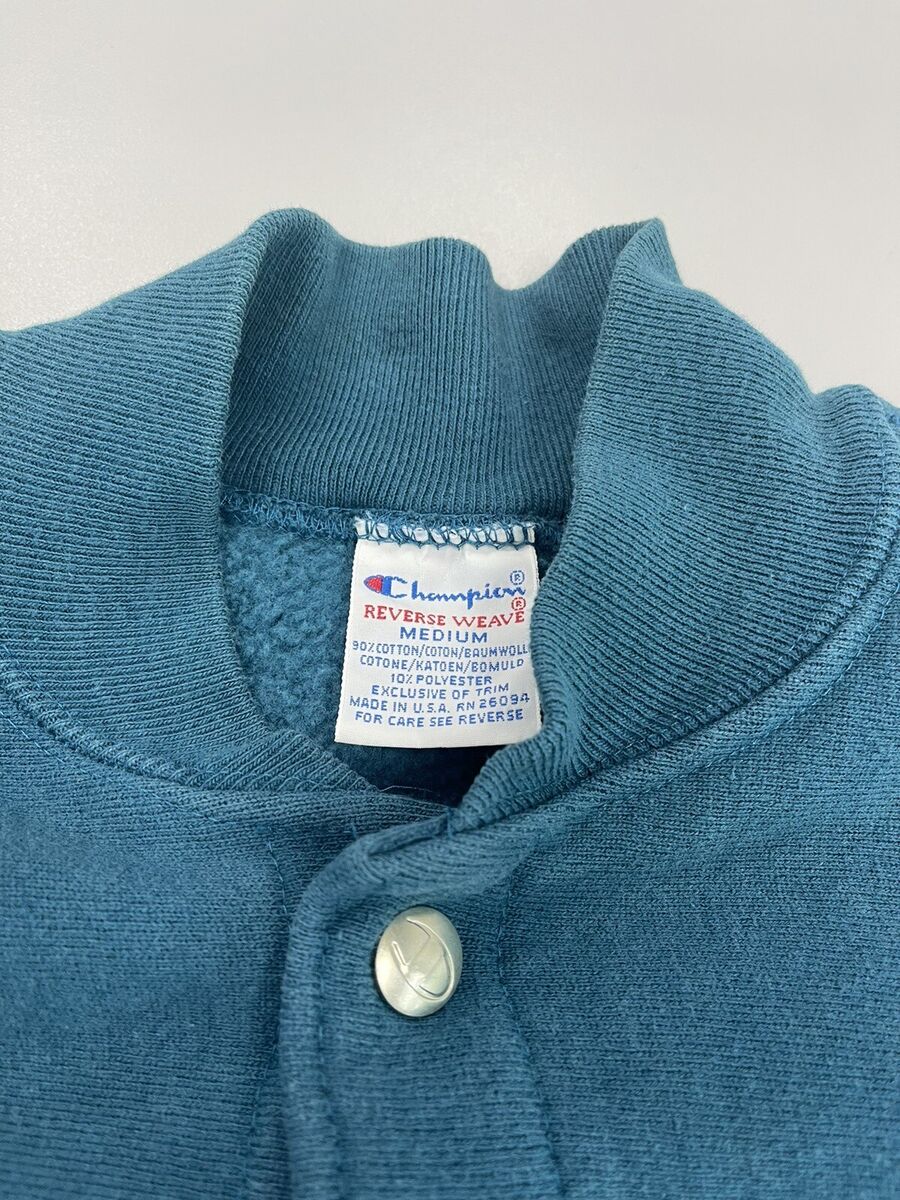Vintage 90s Champion Reverse Weave Snap Front Cardigan Warm Vintage 90s Champion Reverse Weave Snap Front Cardigan Warm