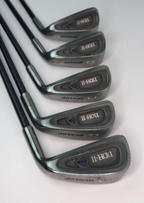 Lot of five￼ Dunlop DDH II 4,5,6,8, Iron￼ Pitching Wedge Iron￼Great Shape￼￼ Iron