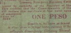 1944 PHILIPPINES  ONE PESO NOTE Serial #130261 worn but scarce Emergency money — photo 4