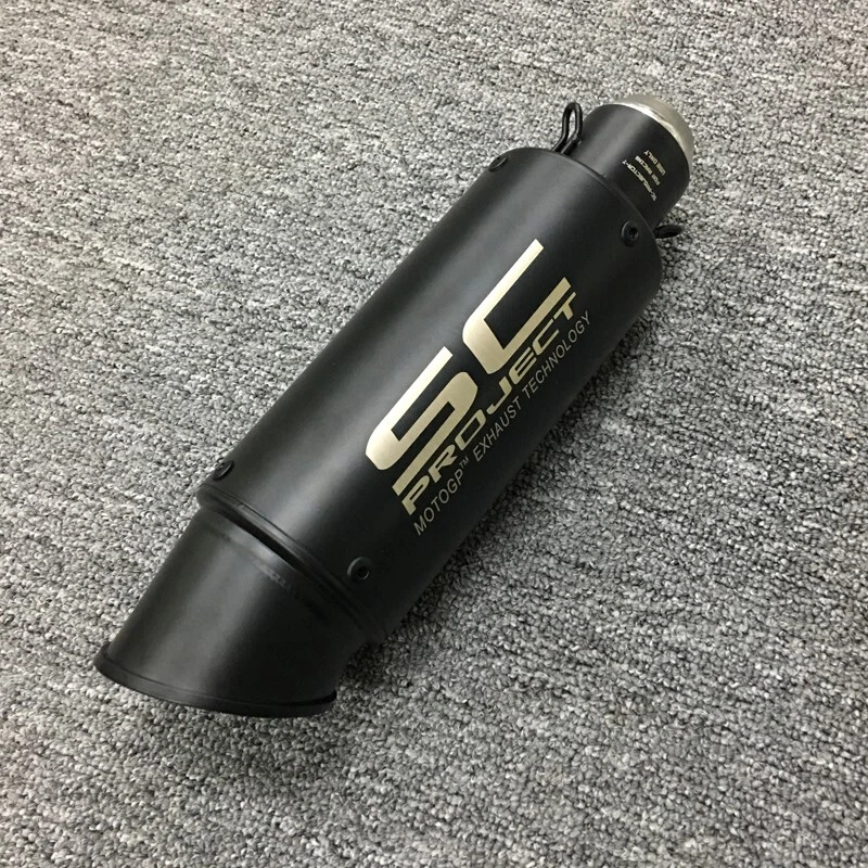 Tubo de escape medio silenciador deslizable para Kawasaki Ninja 300 EX300 2013-2018 Foto 4 de 4