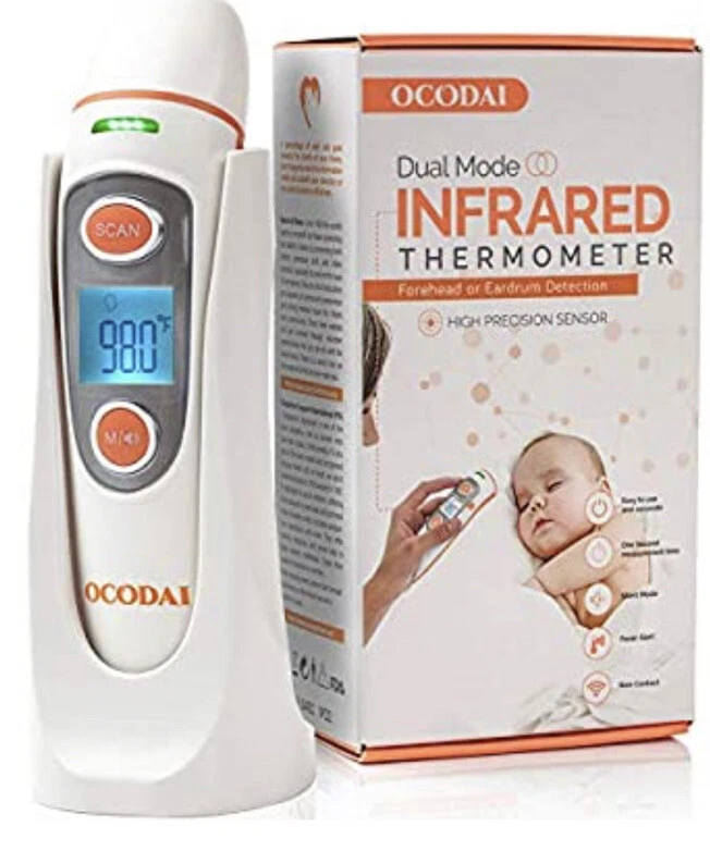 New Ocodai Dual mode Medical Digital Forehead And Ear Infrared Thermometer B1