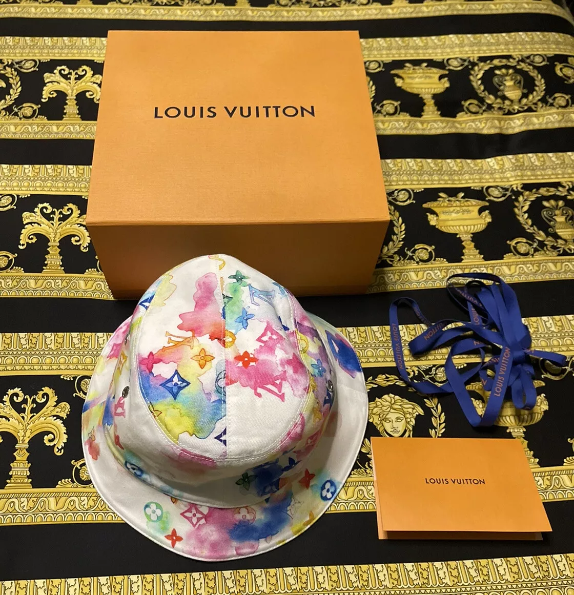 Louis Vuitton Bucket Hat Monogram Watercolor Multicolor