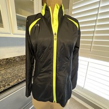 Under Armour Run All Season Gear Semi-Fitted Track Jacket Sz Xsmall Womens Black