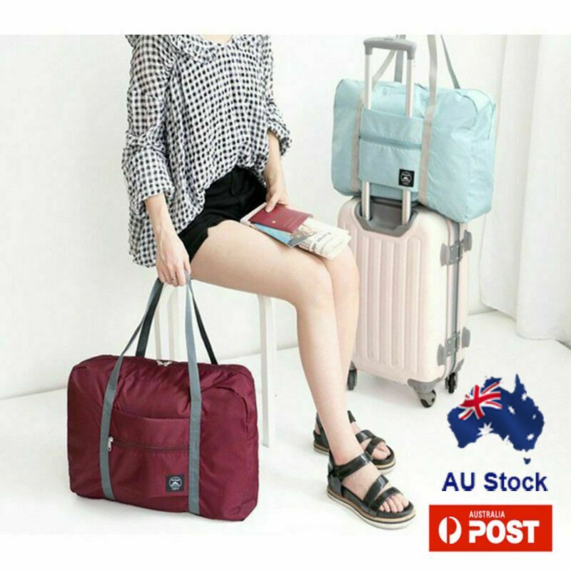 Foldable Travel Bag Suitcase Large Luggage Carry On Clothes