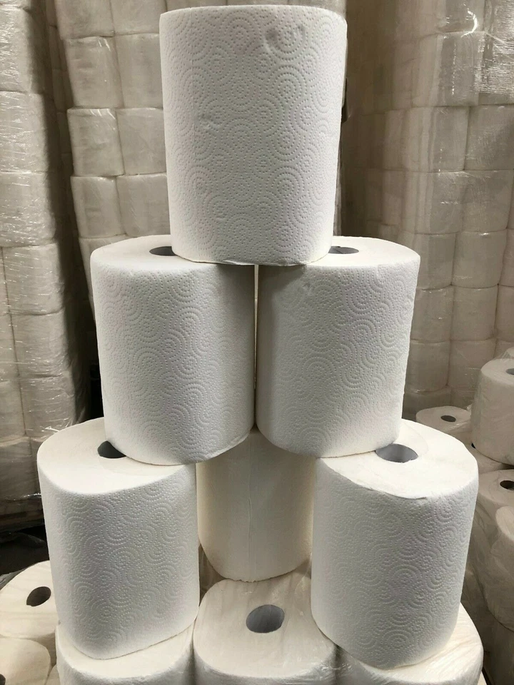 AKPACK Handtuchrolle - 320m Handtücher Papier Rolle - Küchenrolle Super Soft - 2-Lagig