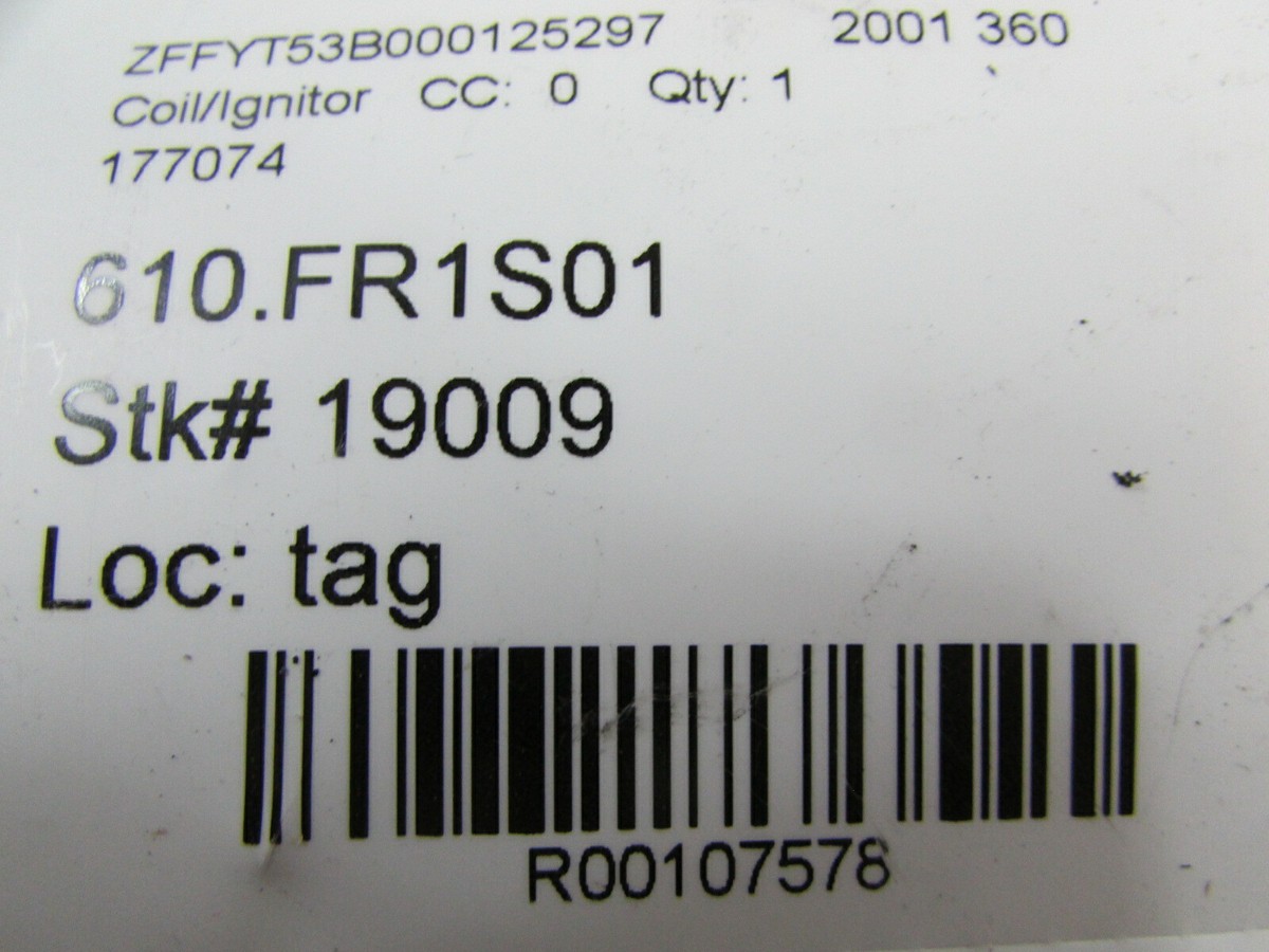 S Ferrari 360, Coil, Ignitor Used, P/N 177074 | eBay