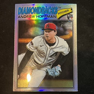 2026 Topps Heritage Andrew Hoffman #211 Rookie Chrome Refractor RC Diamondbacks