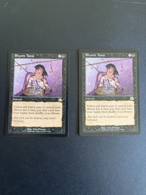 2x Rhystic Tutor   Prophecy   Rare   Old Border   MTG
