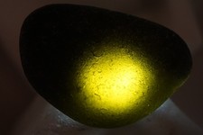 Black Sea Glass - 32g RAREST OLDEST Pirate 1800s Key West, Florida, USA fllo11