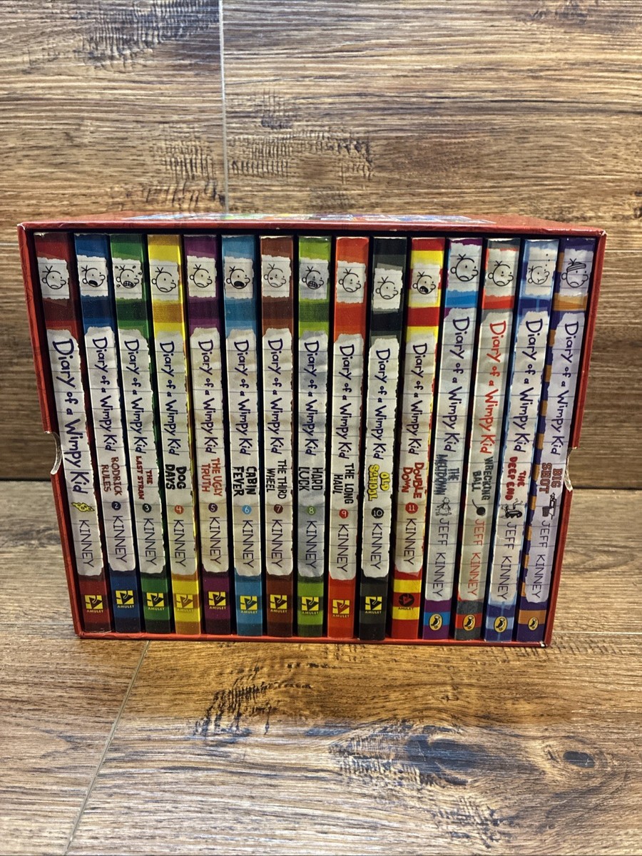 Diary of a Wimpy Kid Books 1-16 Box Set by Jeff Kinney Illustrated