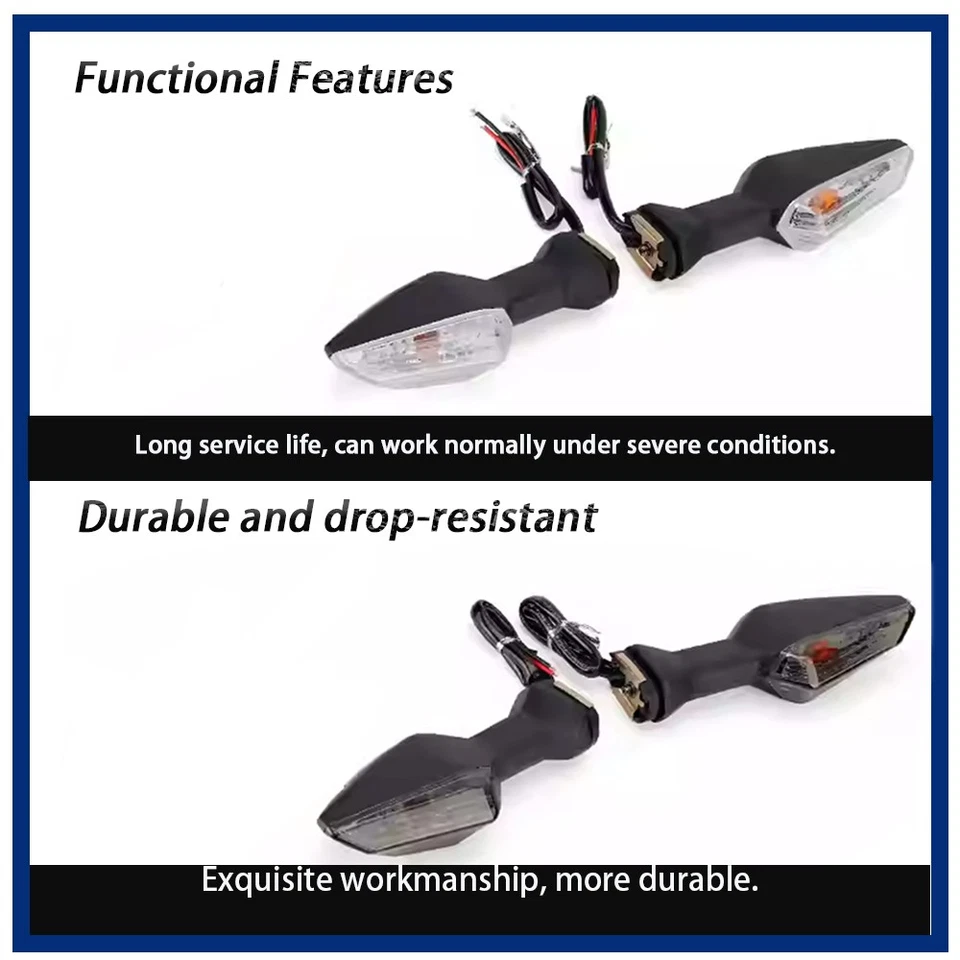 Luz de señal de giro delantera/trasera apta para Kawasaki Z800 Z900 Z1000 Z100OR Foto 4 de 4