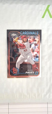 2024 Topps Update Chrome - Pedro Pages - Nice Rookie Card # US 29 - NRMNT/MINT. rookie card picture
