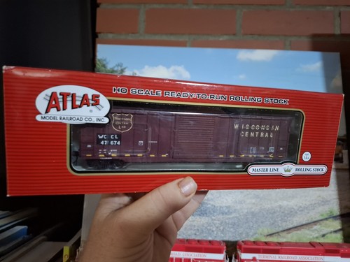 ***RARO*** Atlas Mastern Line Wisconsin Central 50' Berwick Bixcar - WCCL #47674 | Condition: New