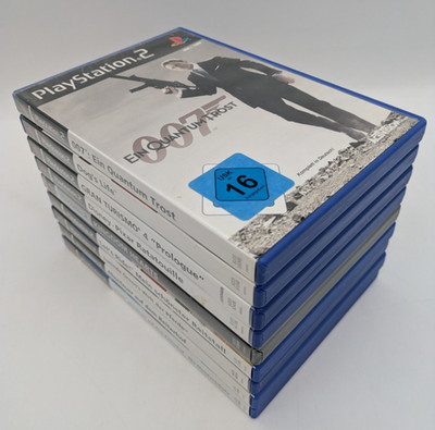 SONY PLAYSTATION 2, 9 Spiele DVDs, Reiterhof, 007, Disney
