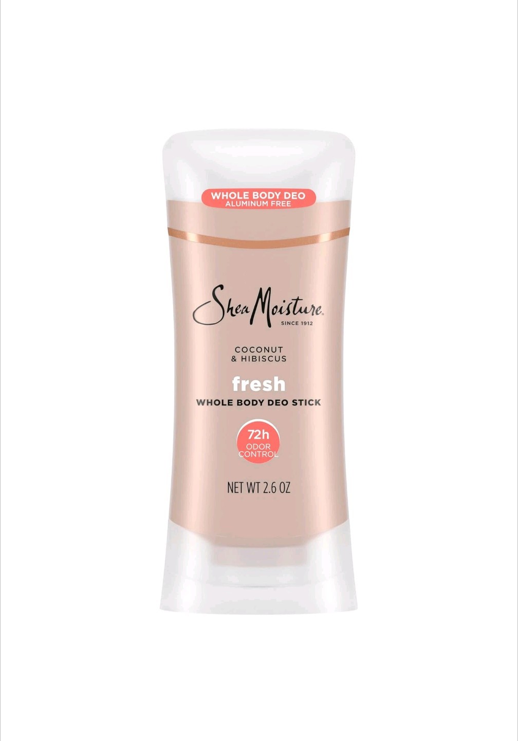 Sheamoisture Whole Body Deodorant Stick 72H Odor Control Fresh Aluminum Free 2.6