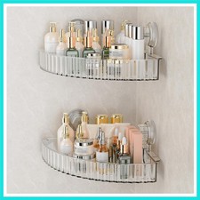 Corner Shower Caddy Suction Cup Bathroom Shower Organizer for Bathroom Storag...