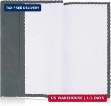 New 2 Pack XL 12x10" Silver Polishing Cloths Clean 925 Silver Gold Jewelry