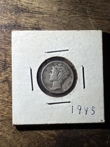 1945 Winged Liberty Mercury Dime AU/MS/BU Uncirculated