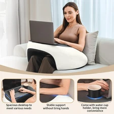 Olumoon Lap Top Desk Gaming Reading Computer Pillow & Arm Support Memory Foam