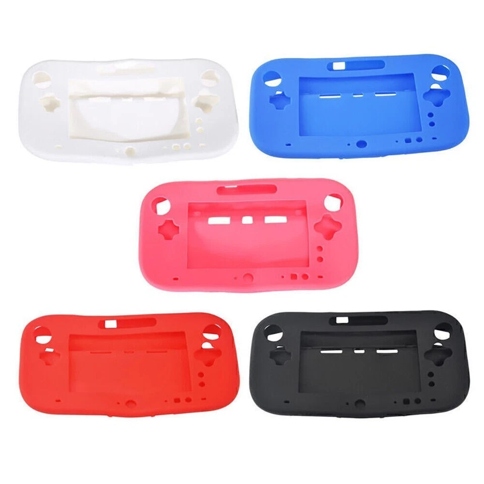 Soft Silicone Gel Case Skin Full Cover Protective for Nintendo Wii U Gamepad - Image 4 of 4