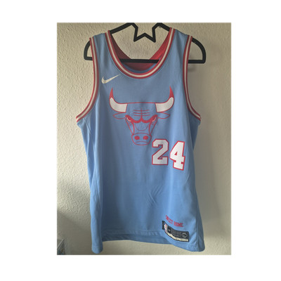 Nike Markkanen 24 Chicago Bulls Dri-FIT Basketball-Trikot Herren Größe L 